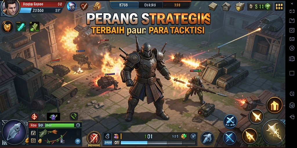 Tampilan gameplay menarik dalam 8768 dengan strategi yang mendalam.