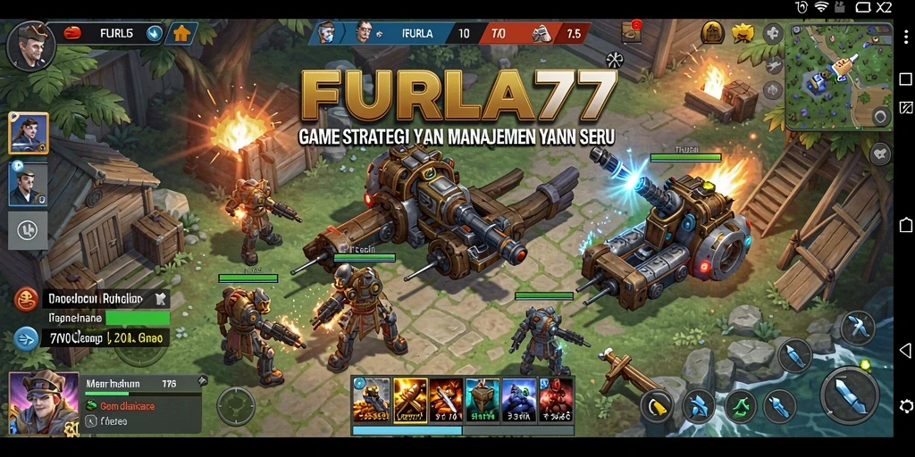 Tampilan gameplay seru dan menantang di FURLA77.