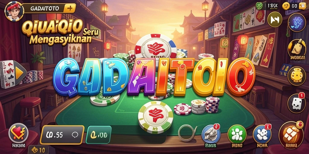 Screenshot gameplay GADAITOTO dengan aksi QiuQiu yang seru.