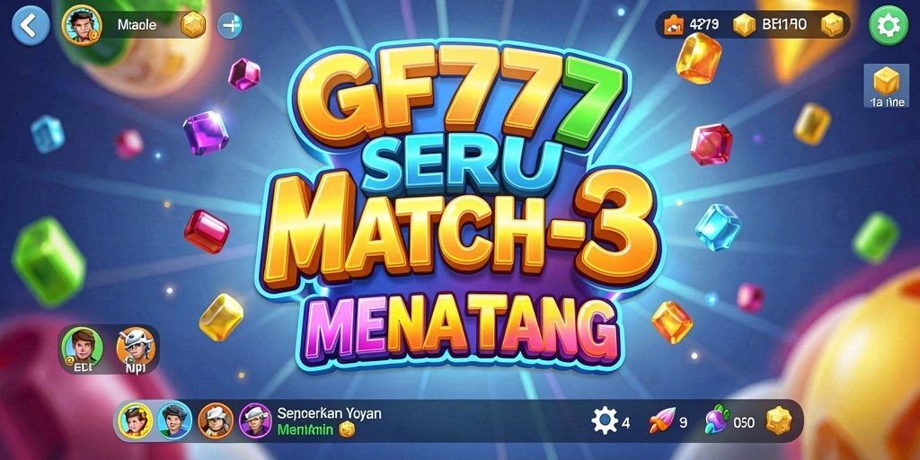 Tampilan gameplay GF777 yang penuh warna dan menyenangkan.