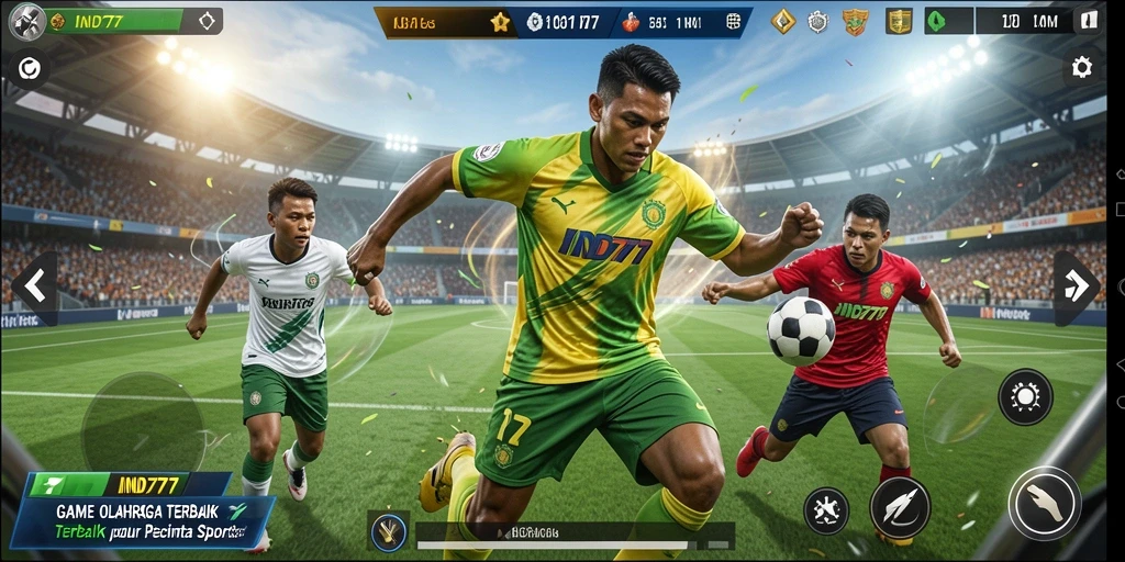 Screenshot gameplay <strong>IND777</strong> yang menampilkan aksi olahraga yang mendebarkan.