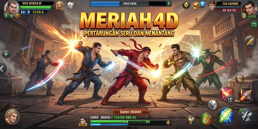 Gameplay seru dengan pertarungan karakter yang dinamis.