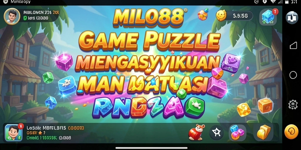 Screenshot utama dari gameplay <strong>MILO88</strong> yang penuh tantangan Puzzle.