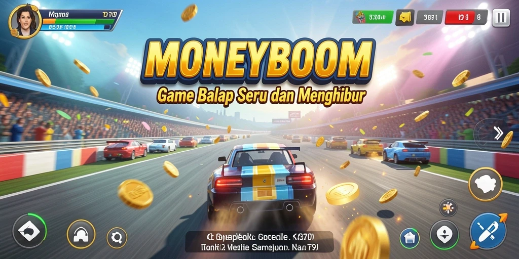 Tampilan gameplay menarik dari MONEYBOOM yang memukau.