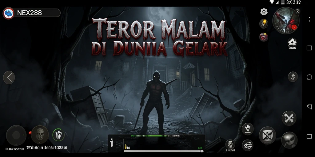Screenshot NEX288 menunjukkan suasana mencekam dan gameplay yang intens.