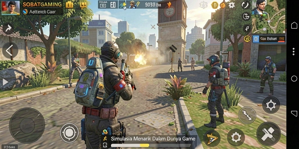 Tampilan menarik dari gameplay SOBATGAMING yang seru.