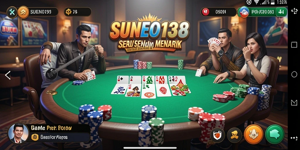 Screenshot utama SUNEO138 menampilkan pengalaman bermain Poker yang seru.