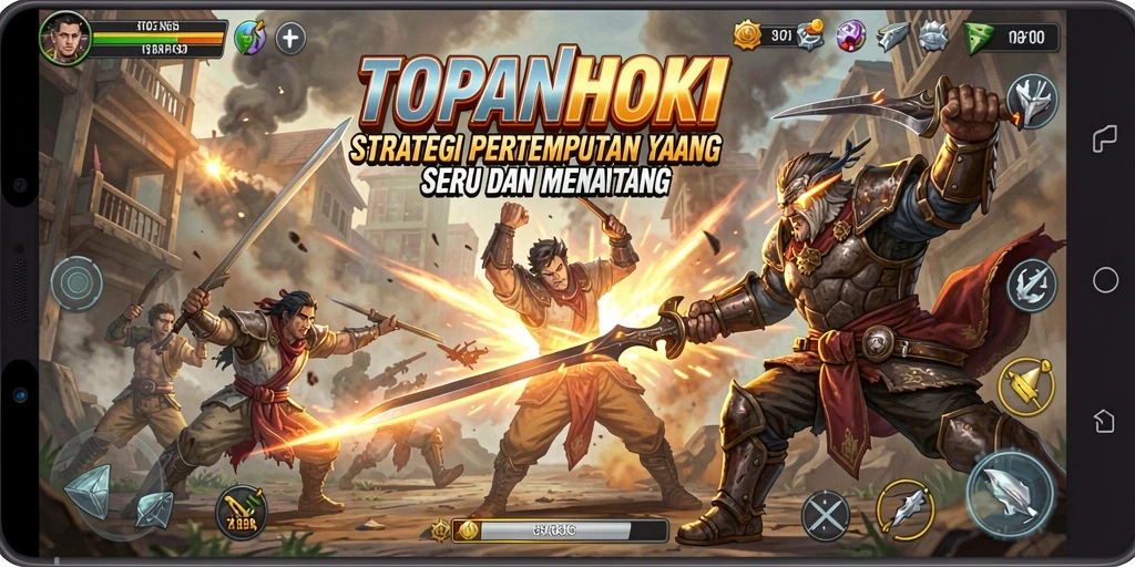 Tampilan menarik dari gameplay Strategi di TOPANHOKI.
