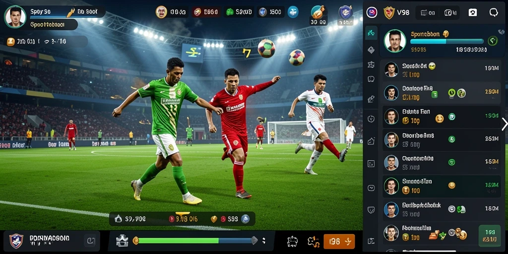 Screenshot V98 menampilkan pengalaman taruhan yang seru dan interaktif.