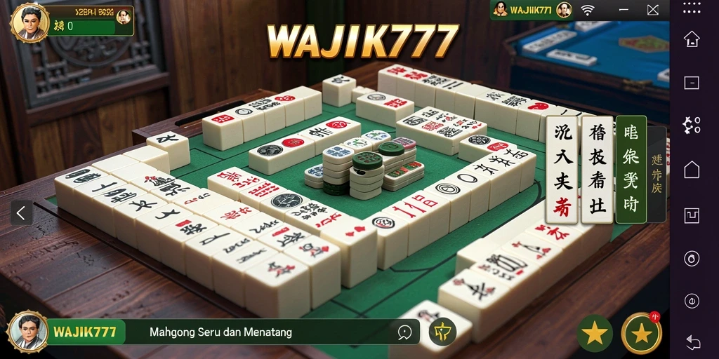 Tampilan gameplay menarik dari WAJIK777 yang menantang.